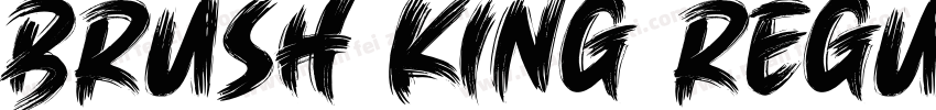 Brush King Regular字体转换